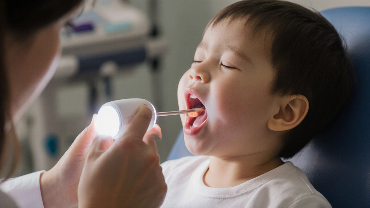 Co se zjistí při vyšetření krku u dětí a dospělých?