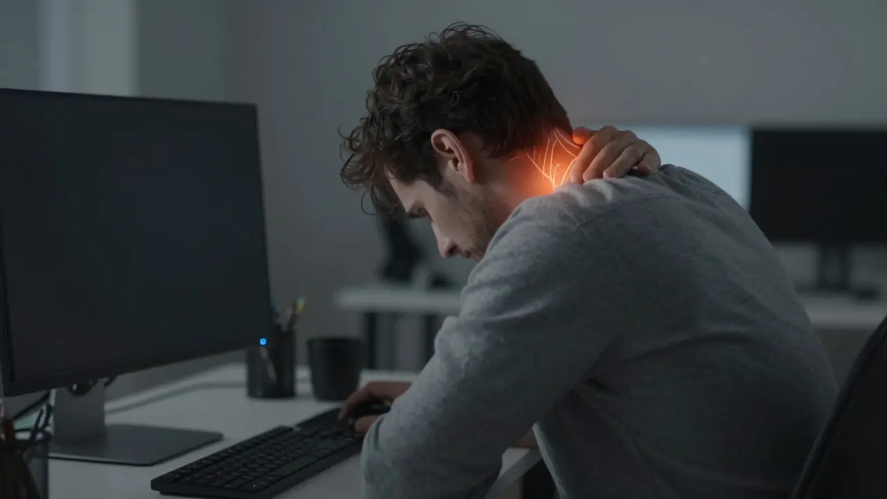 Jak bolí krční páteře? Příčiny, příznaky a co s tím dělat