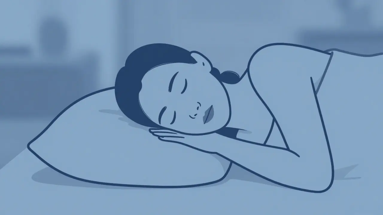 Podpůrný polštář pro správnou polohu krku při spánku.