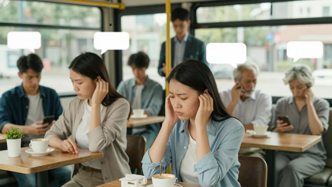 Lidé v běžných situacích bojují s potížemi slyšení bez toho, aby si to uvědomili.