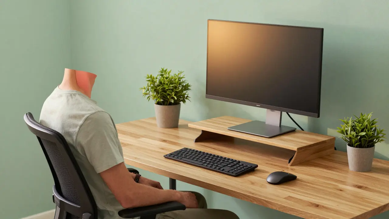 Správné ergonomické uspořádání pracovního místa