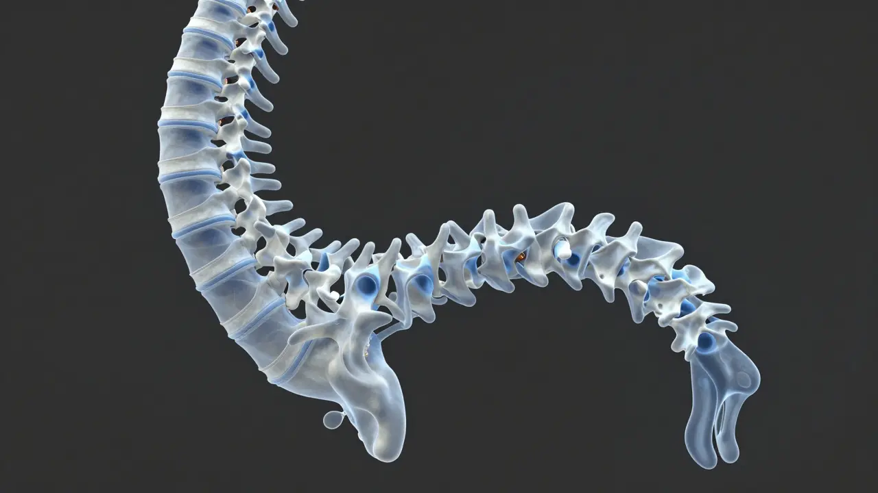 Proč je páteř prohnutá? Funkce fyziologických křivostí a rizika jejich změny